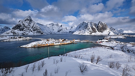 Fischerdorf Reine auf den Lofoten